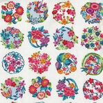 Japanese Cotton Fabric SO-51000 Color 1A Medallions.