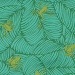 Jungle Paradise by Stacey Iset Hsu For Moda Fabrics M20786-18 Frogs.