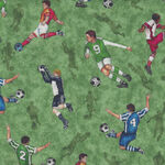 Just For Kicks By Dan Morris From QT Fabrics 1649-29753-H Digital Soccer/Footbal