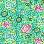 Kaffe Fasset Classics Collective PWGP186. Pattern Charlotte. Color Teal.