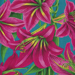 Kaffe Fasset Collective 2022 Free Spirit PWPJ104 Pattern Amarylis Color Red.