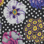 Kaffe Fasset Collective 2022 PWGP091. Pattern. Big Blooms Colour Black.