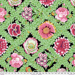 Kaffe Fasset Collective Free Spirit PWGP011 Patt. Flower Lattice. Colour Jewel.