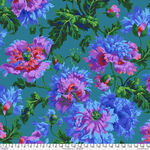 Kaffe Fassett Collective 2024 Garden Party From Free Spirit  PWPJ020. Blue .