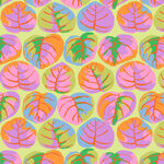 Kaffe Fassett Collective Free Spirit Palm Leaves PWGP208. Pastel .