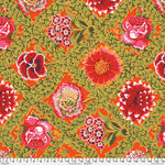 Kaffe Fassett Collective Free Spirit  PWGP011 Patt. Flower Lattice. Col. Circus.