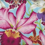 Kaffe Fassett Collective for Free Spirit Spring 2018 PWP J092 Orchids Natural