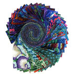 Kaffe Fassett Design Roll-Cold for Free Spirit Fabric FB4DRGP. A2020 COLD. 