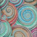 Kaffe Fassett for Free Spirit Spiral Shells PWPJ073 Sludge