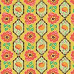 Kindred Sketches by Kathy Doughty for FIGO Fabrics 90528 Col.52 Patt. Linked.