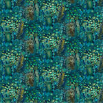 L'Heure Bleue by Este MacLeod For Free Spirit PWSE027 Aquatic. Emerald.