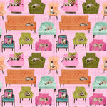 Lazy Sunday by Pammie Jane for Dear Stella DPJ2897 Multi.