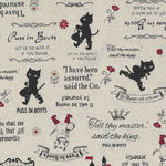 Little Heroines by Lecien Fabrics Cotton 31873-10 Puss In Boots