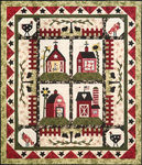 Little Red Barns Set 6 Patterns from The Quilt Company Size 62" x 72"