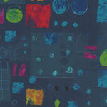 Marble RunDeep Space by Marcia Derse For Windham Fabric  53737D-1 Blue Multi.