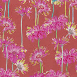 Margo by Adriana Picker for FIGO Fabrics Color. Forest DP90802-56 Gerbera. 