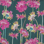 Margo by Adriana Picker for FIGO Fabrics Color. Forest DP90802-64 Gerbera. 
