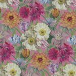 Melody Blooms Liberty Tana Lawn Width 53" 036300121B Color Multi On Pink.