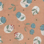 Mina Made In Japan Cotton Fabric 148-1225 Colour E Apricot