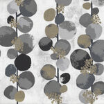 Mixed Metals by Hoffman fabrics Q4516 619G Color Gray/ Black Gold Metallic.