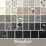 Moda Boudoir Layer Cake Precut By Basic Grey 30650LC