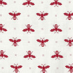Moda Fabric My Redwork Garden by bunny Hill Designs M2951-13 Red/White.