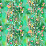 Moments by Kendra Binney for Clothworks Digital Y3742-107 Green.