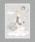 Moonlit Dreams by Victoria Hutto for Studio E Panel 36" x 42" BQ8034P 95 Grey.