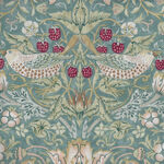 Morris & Co Kelmscott Cotton Fabric for Free Spirit PWWM001. AquaX.