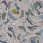 NORA Moelan Studio - Digital Made In Japan ST1026- A Soft Mushroom & Blue.