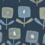 OSKIKKA HOKKOH Japanese Cotton 1023-1025 Color 5E Blue.