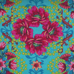 Odile Bailloeul Magic Country From FreeSpirit PWOB052 Gecko Col. Turquoise.