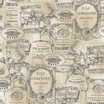 Perfume Labels From Michael Miller Fabrics CX9445-Beige-D.