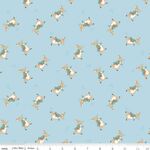 Peter Rabbit Flannel for Riley Blake Designs CF15317- Blue.