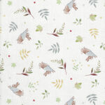 Peter Rabbit Hopping Rabbits Beatrix Potter by Visage Fabrics 2931-02 Color Whit