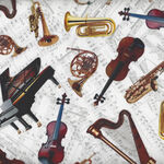 Pitch Perfect by Michael Miller Fabric Pattern DCX10471 I Hear A Symphony.