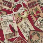 Postcard Holiday By P&B Textiles POHO# 04440 Col. MU. Christmas.