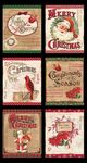 Postcard Holiday by Pela Studio for P&B Fabrics Panel 24" x 42" POHO 04439.