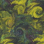 Poured Color 2 by Paula Nadelstern for Benartex 13147 Col. 41 Whirlwind Lime/Tur