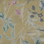 Pure Linen Japanese Specialty Wildflower Chartreuse 8021-790 Color 2-C.