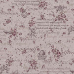Quiltgate Mary Rose From Japan RU2460 Pattern&Colour 15C Cool Beige/Plum.