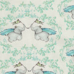 RB Studios Fabric Sweet Baby / Elephant / Aqua MT-CP2404-03.