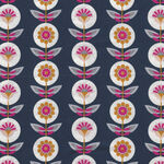 Riley Blake Designs Golden Aster By Gabrielle Neil C9842 Color Navy.