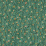Sage And Seaglass by Kim Diehl for Henry Glass Pattern 1537 Col. 11 Teal.