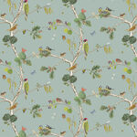 Sanderson Woodland Blooms By Free Spirit PWSA028.SkyXX Patt. Woodland Chorus.