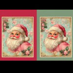 Santa's Symphony by Devonstone Collections Vintage Santa Sack DV6950.