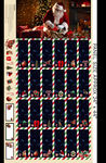 Santa In Oz for KK Fabrics 24" Advent Calendar Panel 41070.
