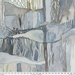 Sea Sisters by Shell Rummel For Free Spirit PWSR069 Low Tide Dusty Blues.