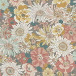 Sevenberry 100% Cotton Made in Japan 850140 col 1 Cool Floral.