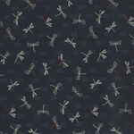 Sevenberry 100% Cotton Made in Japan 88227 Col 4 Dragonfly Indygo.